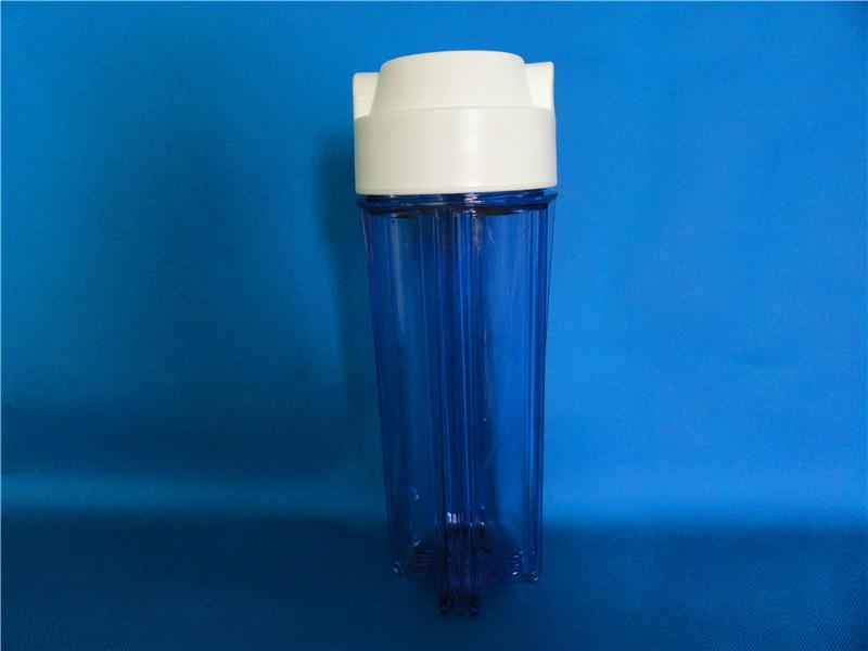 供应深圳厂家批发净水器10寸滤瓶 10寸透明滤瓶 净水器滤瓶 2分4分口滤瓶