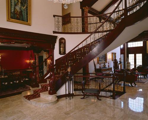 供应阳泉酒店楼梯扶手安装公司，山西酒店楼梯扶手安装公司图片
