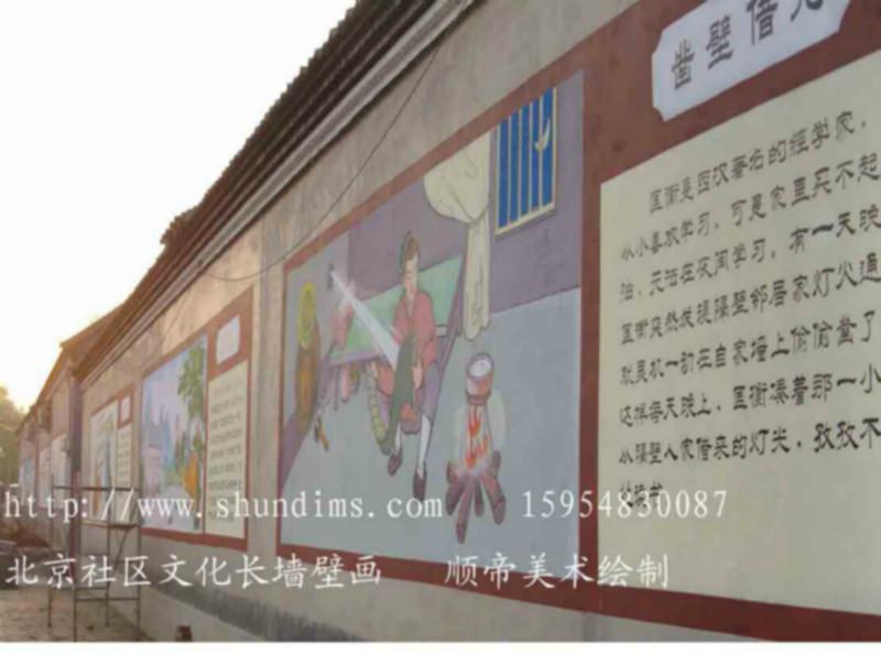 青岛市绘制大型校园文化壁画玄关壁画厂家