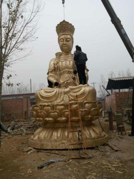 大型佛像铜雕图片批发