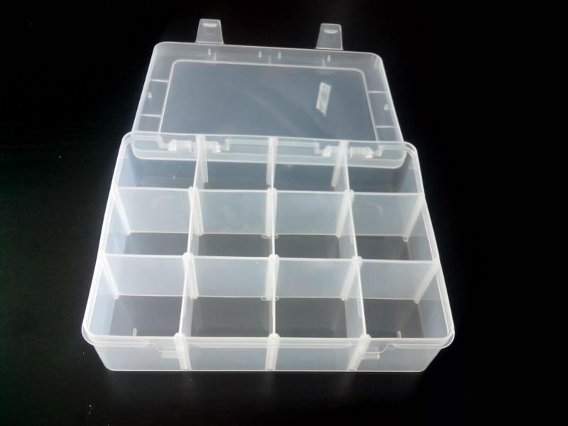 可拆式12格PP工具盒/五金零件盒供应可拆式12格PP工具盒/五金零件盒