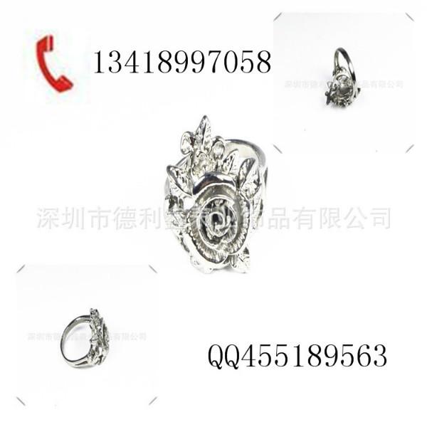 供应深圳市铸造钛戒指厂家，茉莉花女式钛介指，高档,龙岗纯钛指环加工