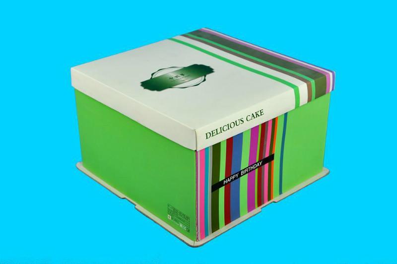 正方形蛋糕盒包装设计 制作尺寸可定制 优质蛋糕盒供应商 首选峰业厂家