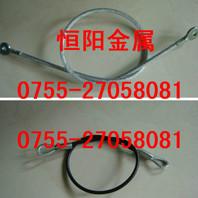 供应钢丝绳铝扣，钢丝绳吊绳弹簧钩端子各种规格压制铝管扣头图片