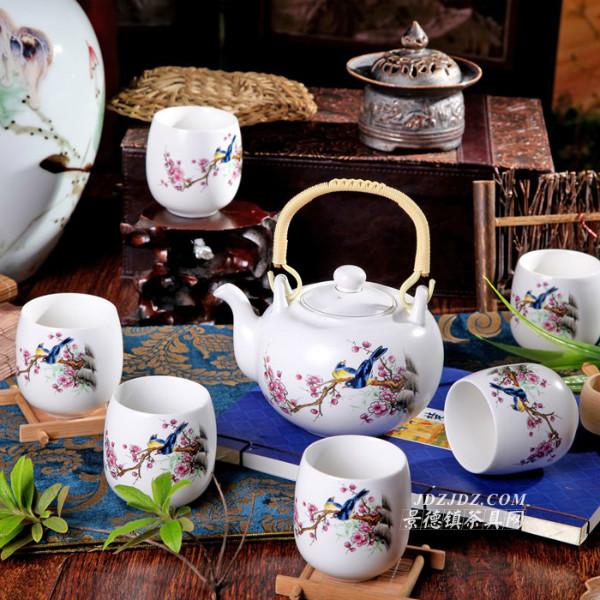 供应批发陶瓷茶具 套装茶具价格 景德镇茶具厂家