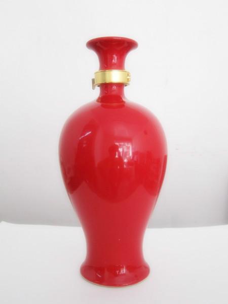 陶瓷酒瓶-红瓷酒具供应陶瓷酒瓶-红瓷酒具，中国红酒瓶