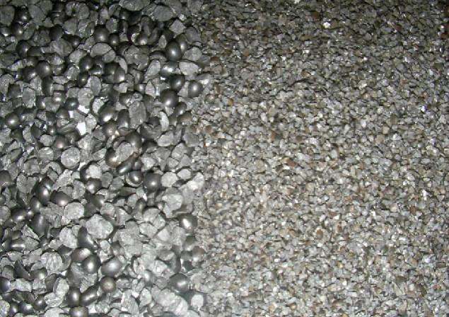 供应昆山铸钢砂模具去毛边合金钢砂，喷砂用合金铸钢砂
