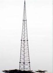 供应楼顶广播电视铁塔 山上广播电视塔 电视塔的防腐刷漆维护