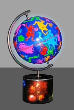 天地方圆供应纤地平坐标星球仪 交互式天文展品 教学仪器