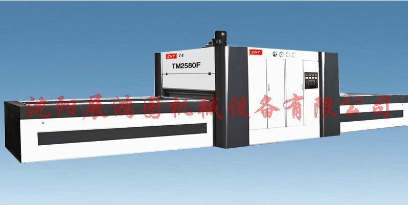 供应橱柜门板覆膜机，北京展鸿橱柜门板膜压机TM2580F型，正负压机
