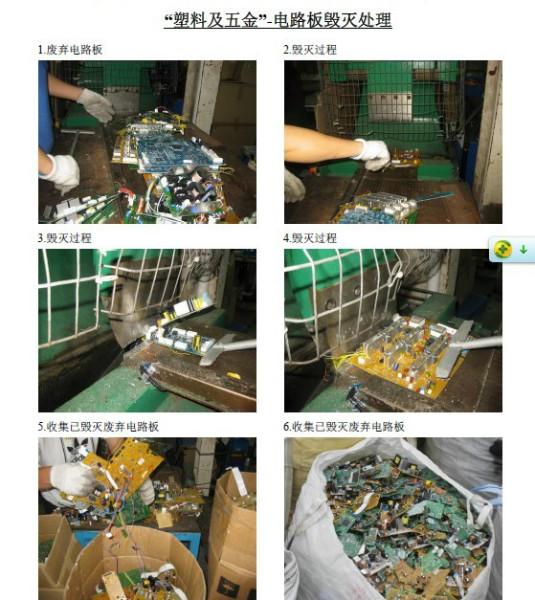 树基环保工业仪器塑料品销毁批发
