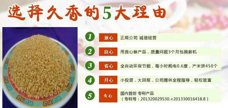 供应广东久香米饼机图片