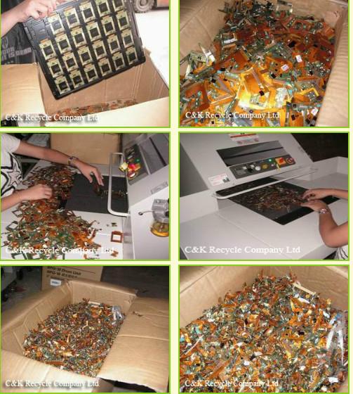 供应PCB板吸塑金属销毁，电子元器件线路板销毁，零部件销毁图片