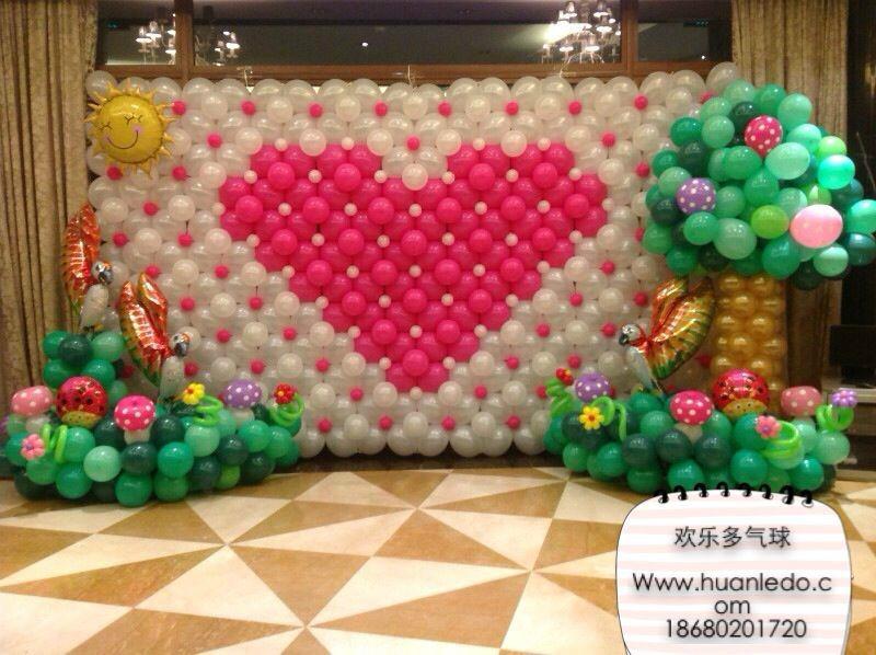 供应婚礼气球布置广州婚房气球布置