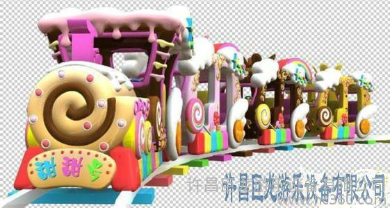 供应最新儿童游乐设备甜甜号轨道火车许昌巨龙图片报价