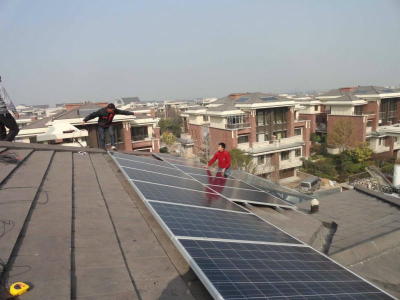 供应无锡家用屋顶4KW太阳能发电系统