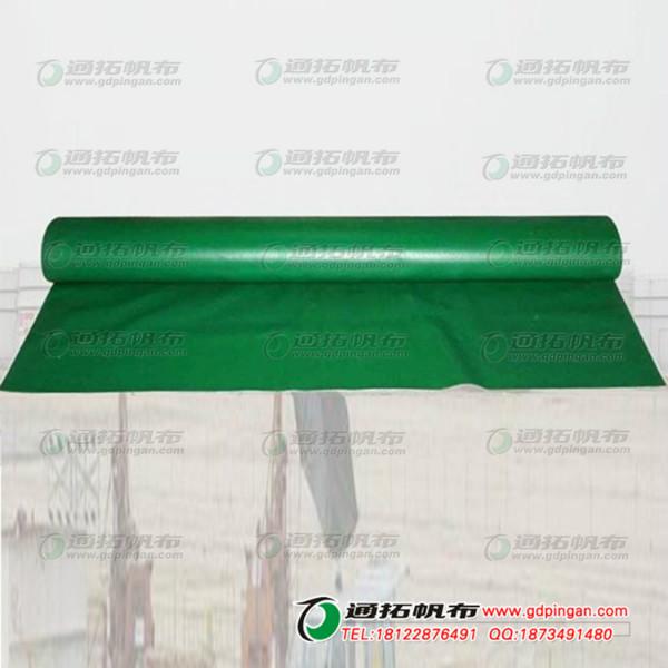 供应用于服装印花台皮_台皮生产厂_PVC涂塑布绿色台皮ML2X3-1图片