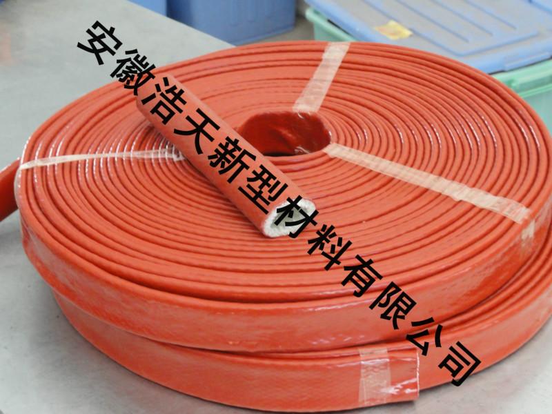 供应用于钢厂电缆防护|液压管防护的高温硅胶涂覆套管