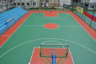 供应用于篮球场地面的丽水篮球场施工设计、厂家、价格