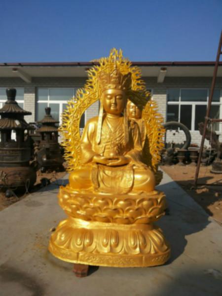 供应地藏王菩萨雕塑.铸铜地藏王菩萨.铜地藏王生产厂家图片