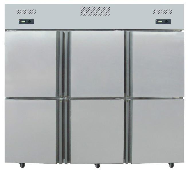 江南六门冷藏冷冻厨房柜展示柜冰柜批发
