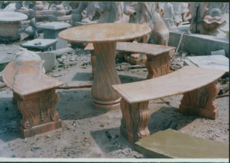 供应石材桌椅价格，河北石材桌椅生产厂家，石材桌椅雕塑图片