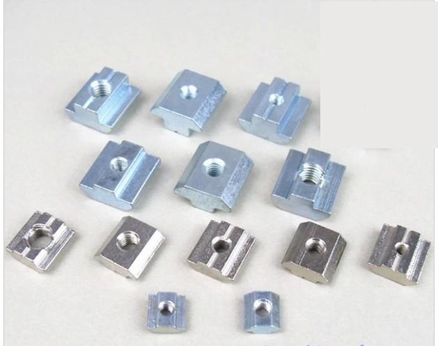 供应欧国标T型螺母块螺帽工业铝型材图片