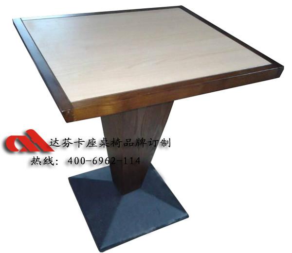 广东厂家批发定制简约实木桌椅  复古白色桌子 靠背椅子 实木桌椅Y-8019图片
