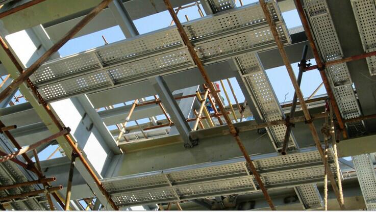 耐腐蚀钢跳板产地工地施工专用钢跳板 实用性镀锌钢跳板