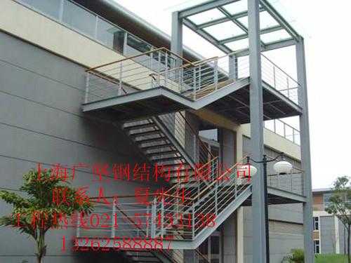 上海钢结构阁楼钢结构楼梯工程批发