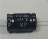供应无极音响专用分频电容100v12uf ,分频器轴向电解电容，BP无极性电容