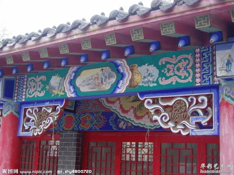 供应江西抚州古建筑彩绘绘制18070038919