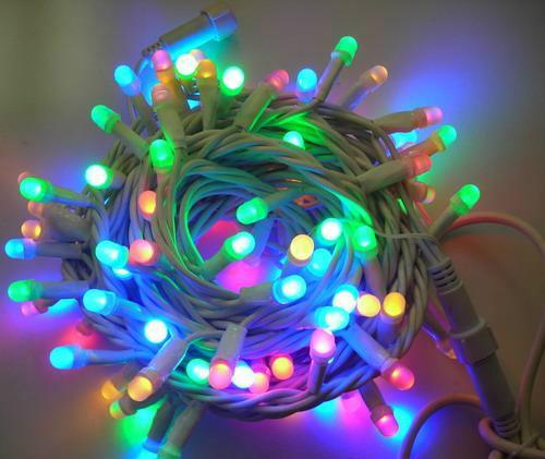 供应七彩LED圣诞树灯满天星灯串LED图片