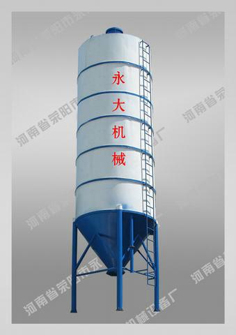 供应用于干粉砂浆的郑州永大机械原料储料罐干粉砂浆罐图片