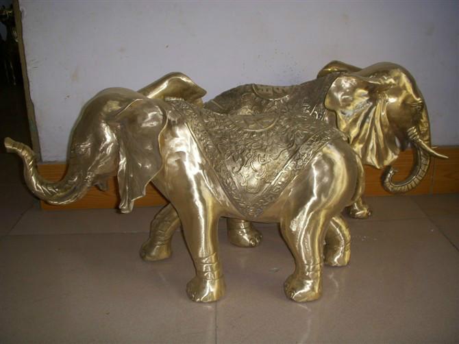 供应广东铜大象雕塑订做厂家