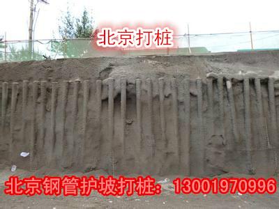 北京东城区微型钢管护坡打桩批发