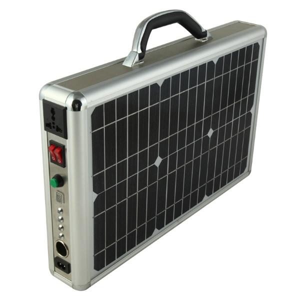 供应20W手提箱太阳能发电系统生产销售 厂家直销图片