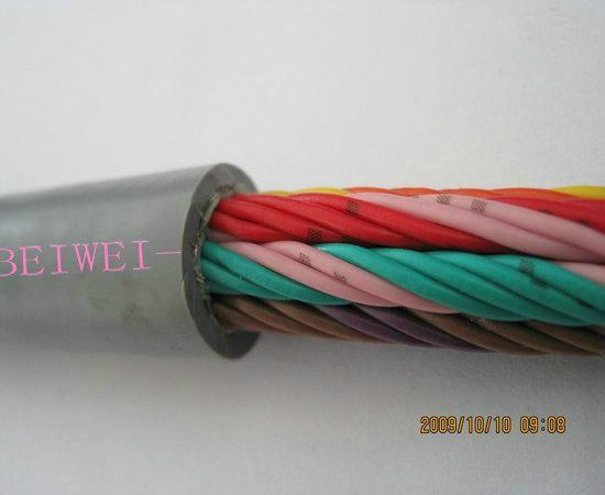 百胜TRVV柔性拖链电缆，耐寒耐磨损拖链电缆低价格厂家直销图片