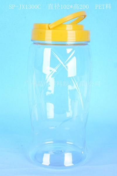 供应食品级包装罐、环保塑料包装瓶、糕点包装塑料罐、透明广口罐、梧州塑料罐生产厂家