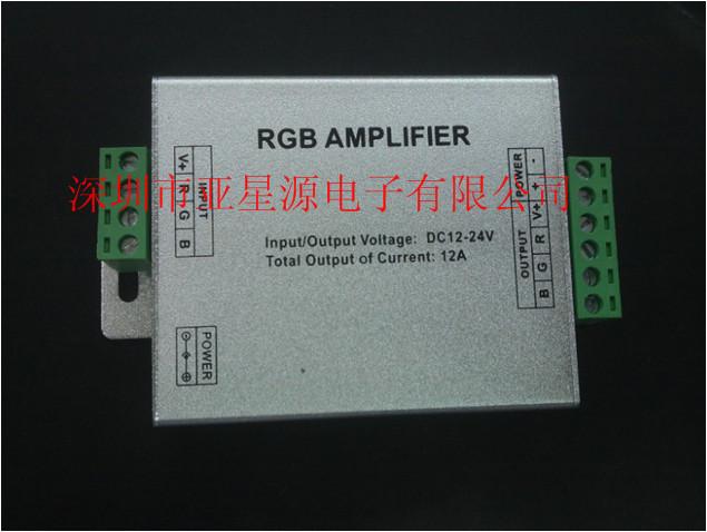 供应4键无线RF射频铝壳控制器厂家直销5050/3528灯带/七彩RGB灯条控制器图片