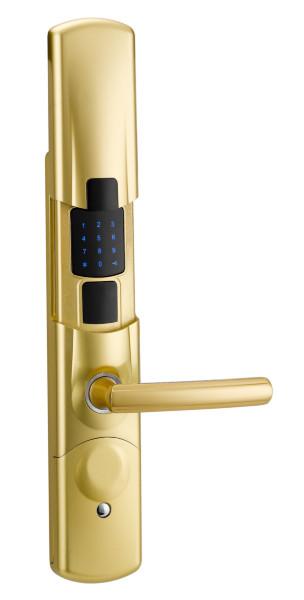 供应 指纹密码锁刷卡感应锁 jsy90001金视野电子门锁厂价直销