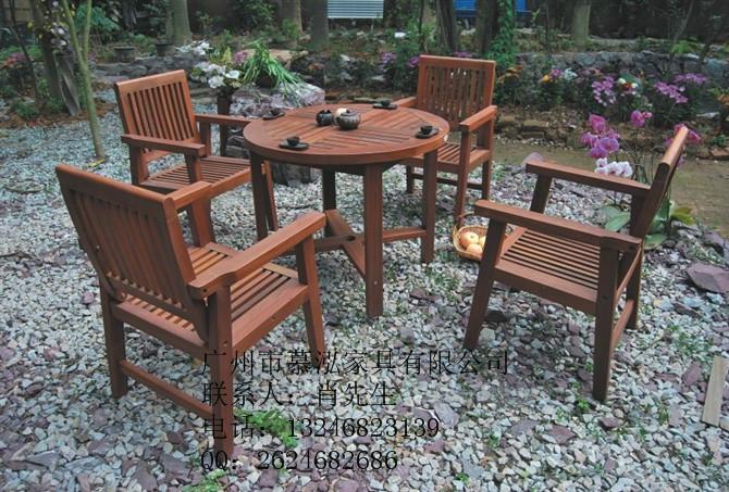 供应胡桃木桌椅，碳化防腐木仿古桌椅，户外实木桌椅价格,供应商