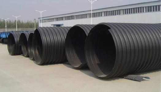 供应厂家供应HDPE钢带增强波纹管材
