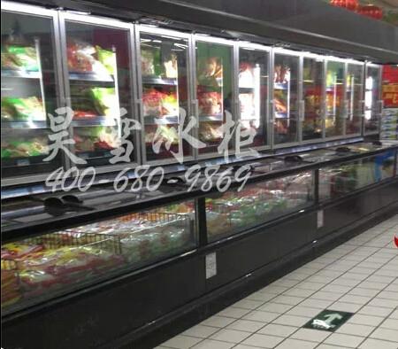 超市低温岛柜哪里有卖-昊雪冷柜批发