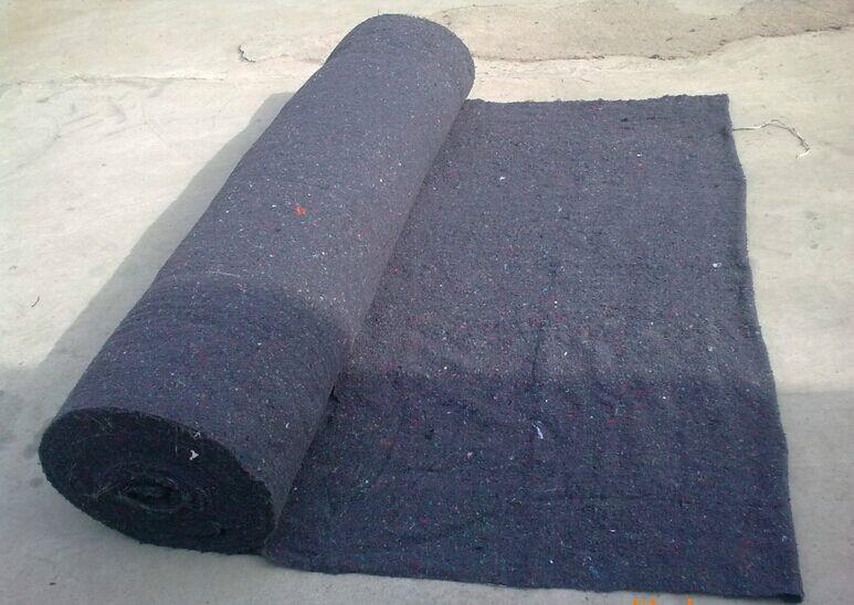 供应家具保护毯运输保护毯一次性毛毡编织棉毡公路养护毯辊筒包装毛毡图片