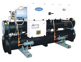 供应螺杆式风冷热泵机组30XQ330-1500，开利螺杆机价格，开利空调工厂图片