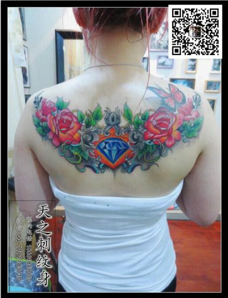 供应青岛纹身那家好青岛纹身纹身图案女生纹身