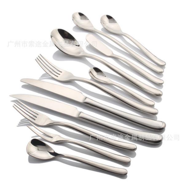 厂家直销不锈钢餐具西餐刀叉勺套装 不锈钢餐具哪里找 不锈钢餐具厂家 索途餐具
