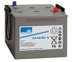 供应德国阳光蓄电池A412/90A最新价格~12v90ah胶体蓄电池参数