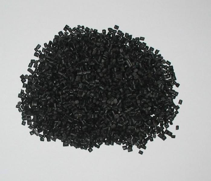 黑色PP再生塑料颗粒聚丙回料批发